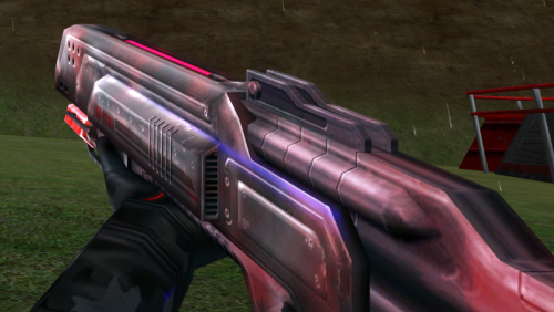 More information about "Red Tiger Striped Laser Rifle"