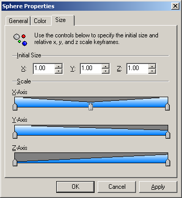 sphere size